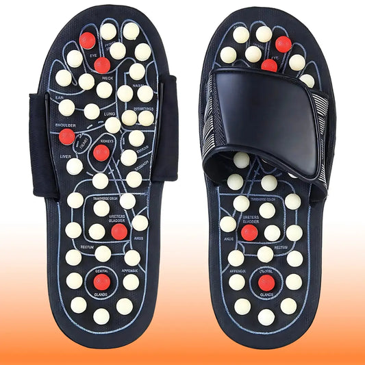 Spring Acupressure and Magnetic Therapy Slippers