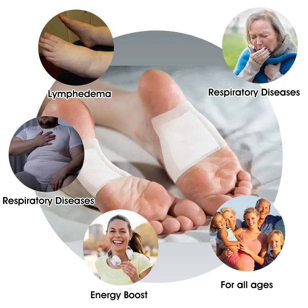 Bee Venom Lymphatic Drainage & Slimming Foot Patches 🌿👣  Buy 1 Get 1 Free!