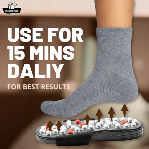 Spring Acupressure and Magnetic Therapy Slippers